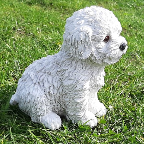 Schattig Bichon Beeldje 15 cm hoog